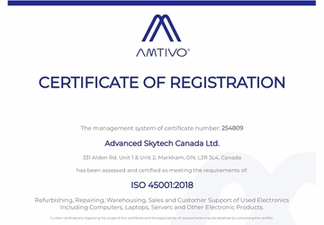 ISO 45001 certification