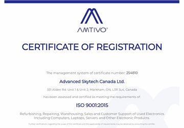 ISO 9001 certification
